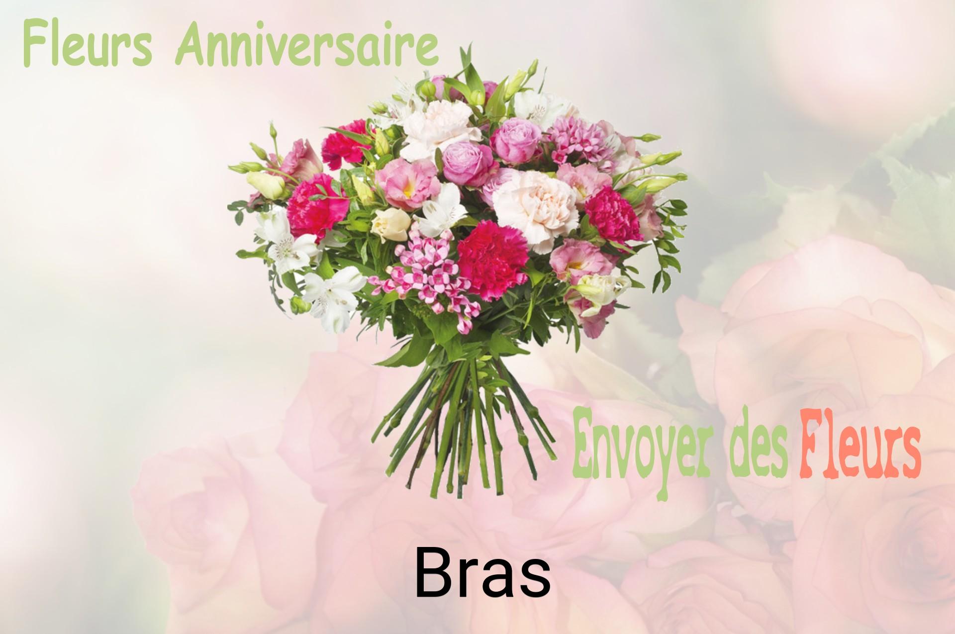 Bouquet de fleurs d’anniversaire livré à Bras
